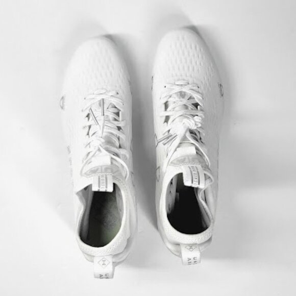 UNDER ARMOUR MEN\'S spotlight lux MC 2.0 football w/cleats white Size 11.5 NEW main image 8